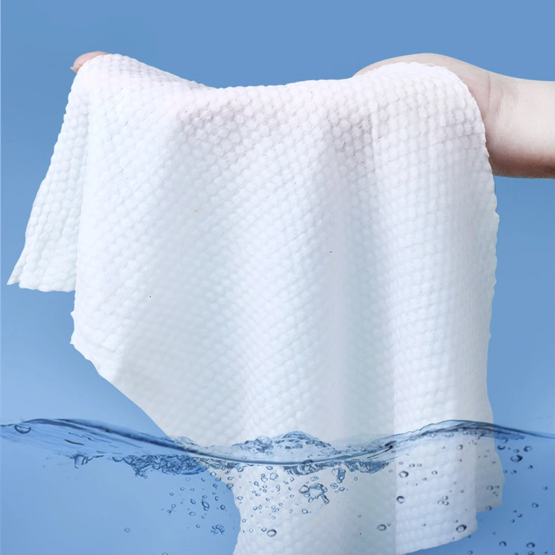 Professional Disposable Towel for Cleaning Face Plain Nonwoven Spunlace Fabric