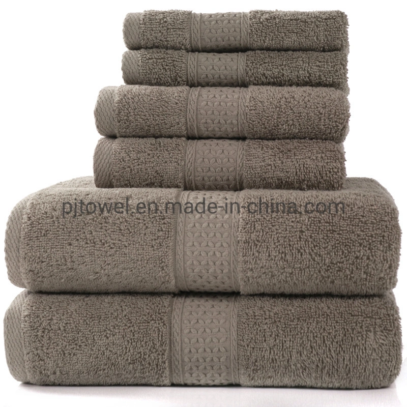 Hot Sale Organic Cotton Towel Set Eco Friendly Bath and Face Towel White 100% Cotton Hotel Cotton Towel