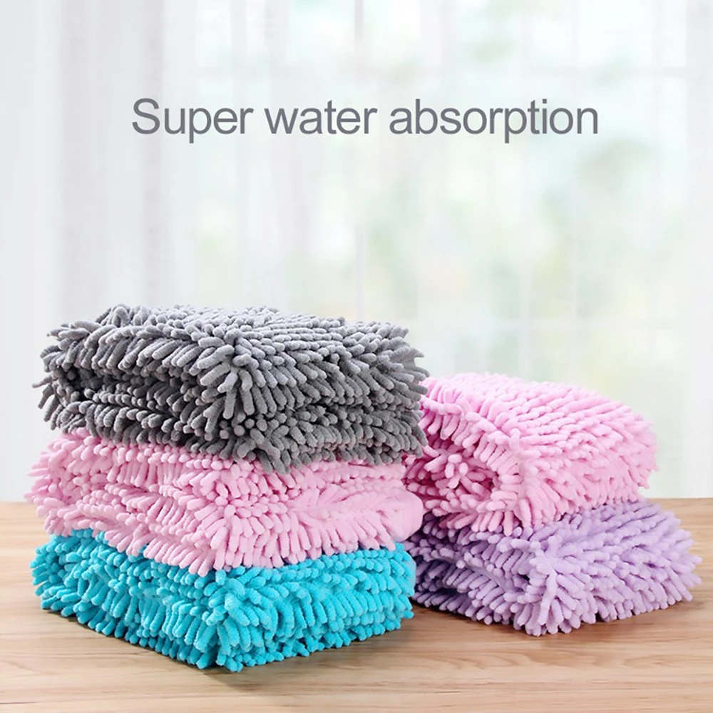 Ultra-Soft Microfiber Chenille Pet Bath Towel