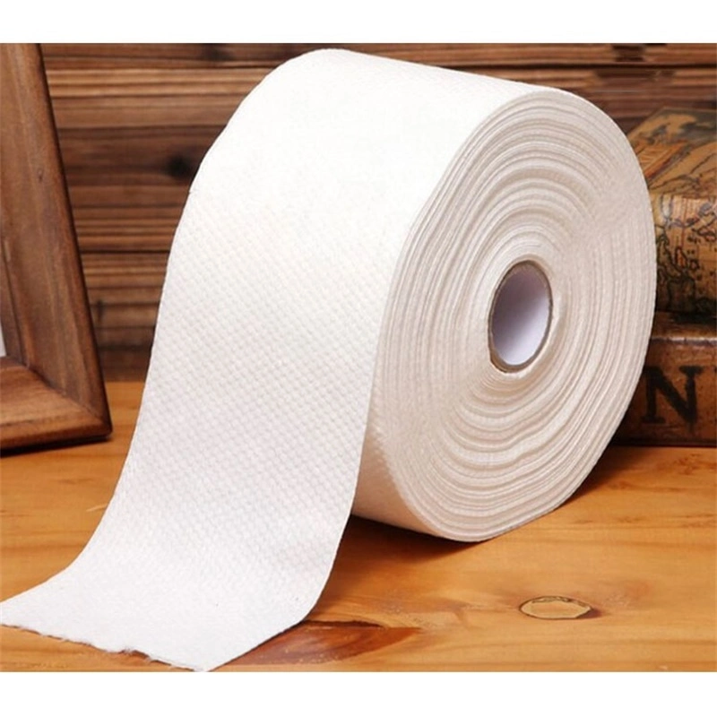 Non-Woven Disposable Face Cleaning Soft Roll Tissue