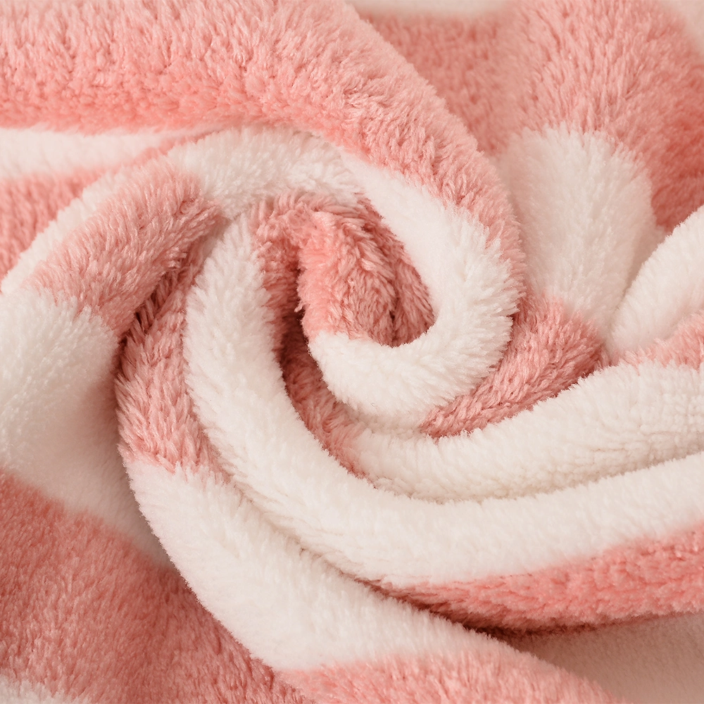 Luxury Large Face Hand Towel Pink Grey White Micro Fibre Bath Towels