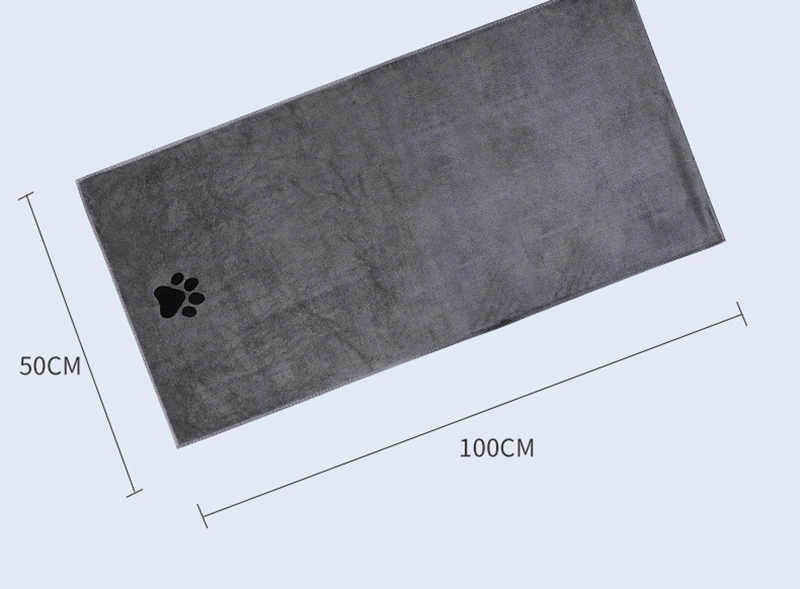 Soft Absorbent Microfiber Pet Dog Bath Drying Towel Pet Bath Towel