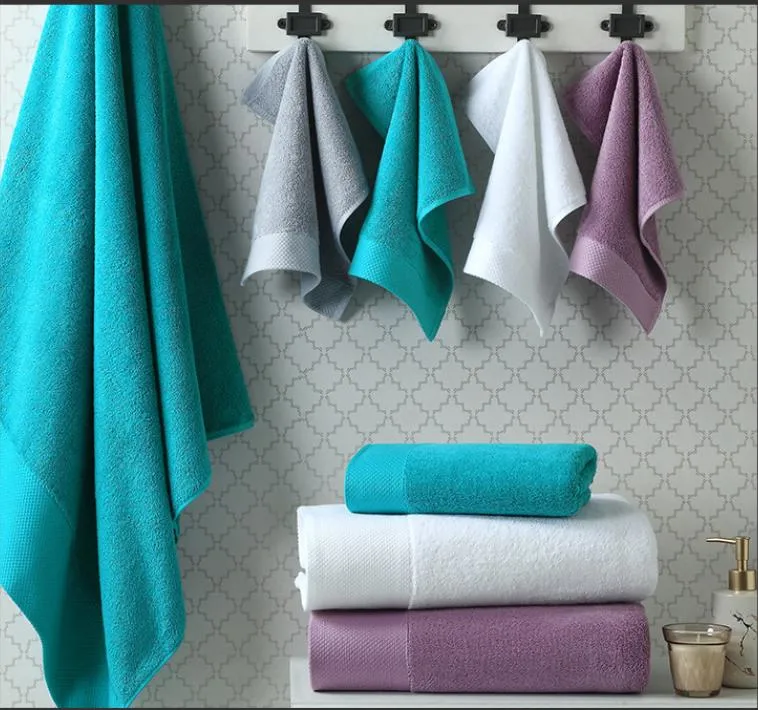 Wholesale Soft Cotton Towel Luxury Hotel Bathroom Bath Towel