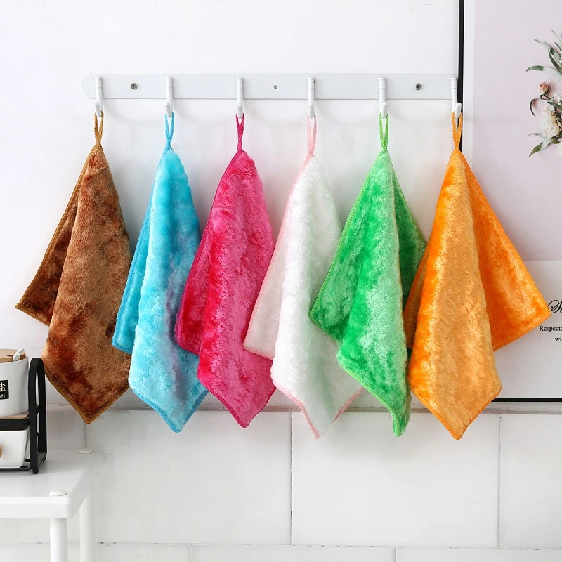 Natural Woodfiber Mcrofiber Kitchen Cleaning Towel Mop High Anti-Oil