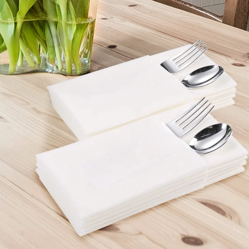 Disposable Guest Towels Soft and Absorbent Paper Hand Towels Decorative Bathroom Hand Napkins for Kitchen, Parties, Weddings