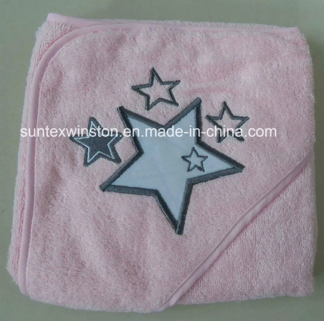 100% Cotton Terry Baby Hooded Towel