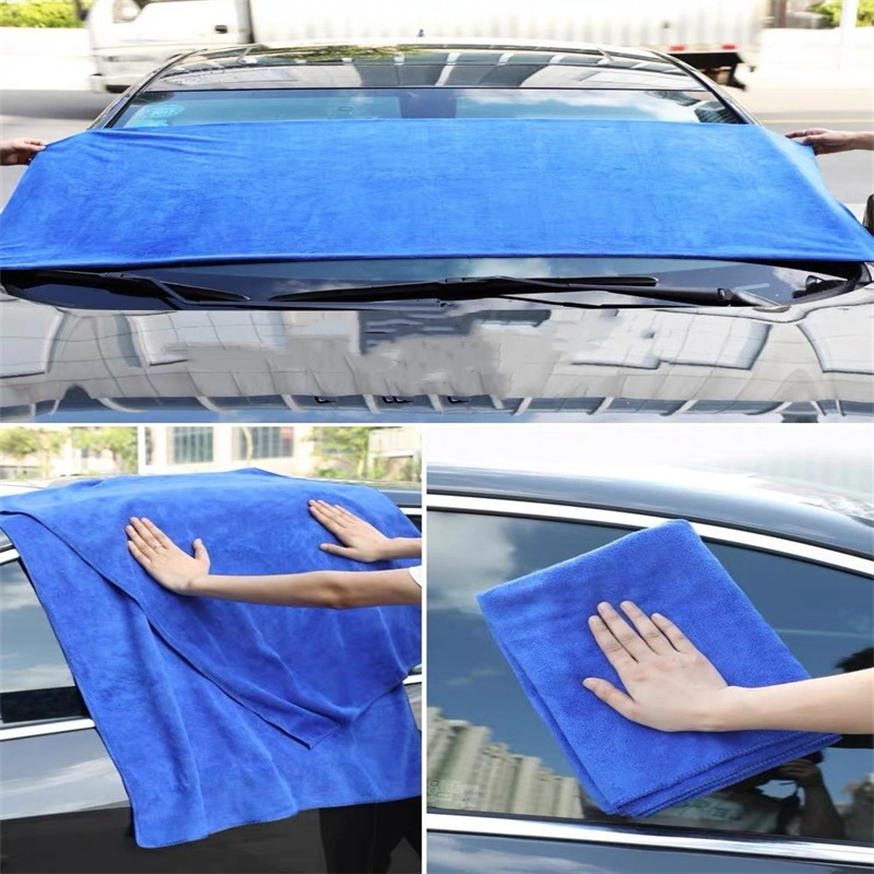 Microfiber Cleaning Towel Car Wash Coral Fleece Drying Towel with Your Own Logo