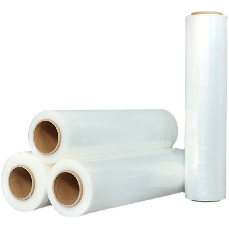 Black Hand Stretch Shrink Wrap Film 80 Gauge Jumbo Clean PE Roll