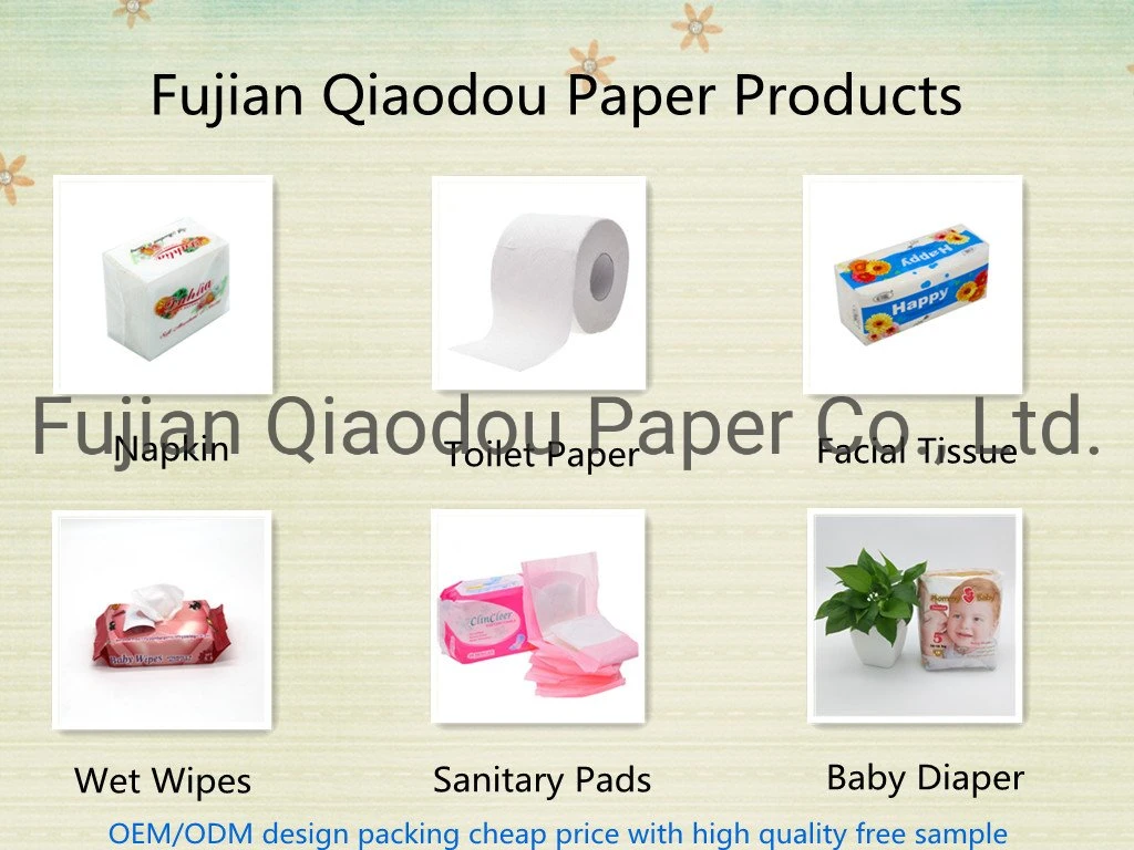 Qiaodou Soft White Toilet Paper 3 Ply Super Care Bath Tissue Roll Paper Towels Roll