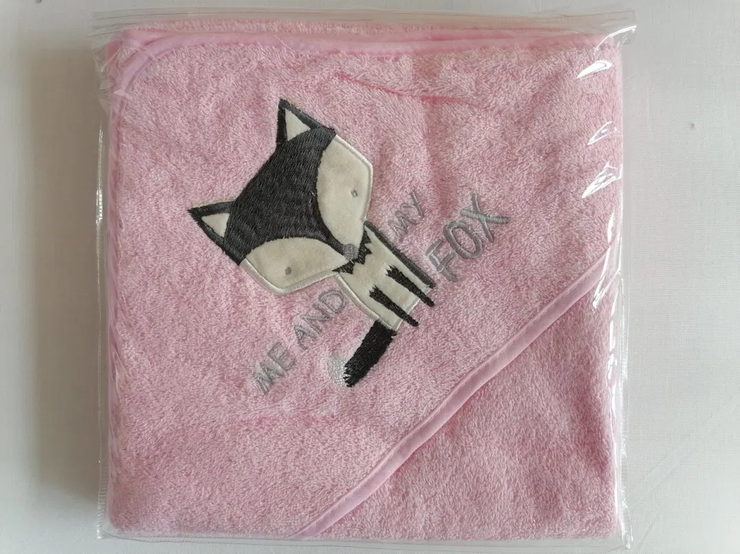 100% Cotton Terry Baby Hooded Towel