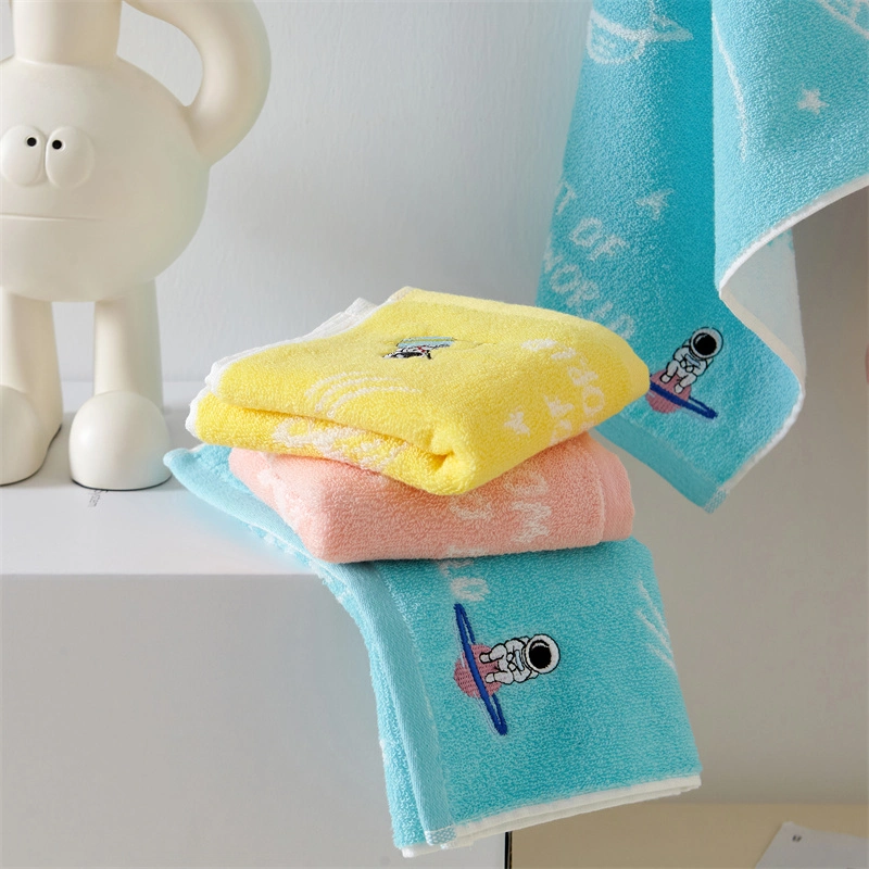 Pack of 4 Cotton Face Towels in Assorted Colors