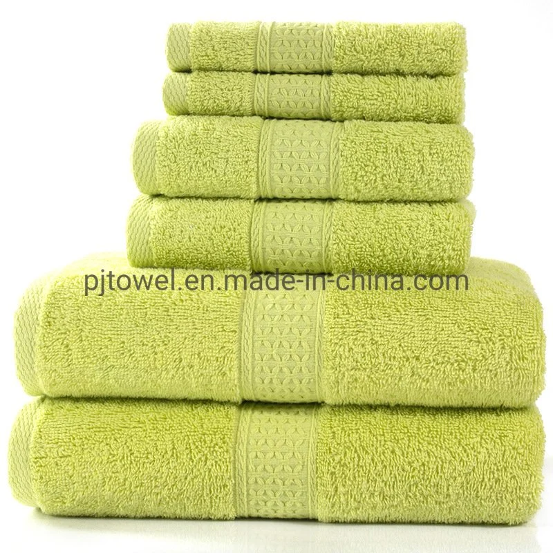 Hot Sale Organic Cotton Towel Set Eco Friendly Bath and Face Towel White 100% Cotton Hotel Cotton Towel