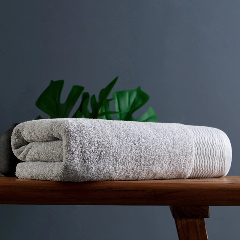 Luxury White Terry Hotel 100% Cotton Bamboo Bath Towel