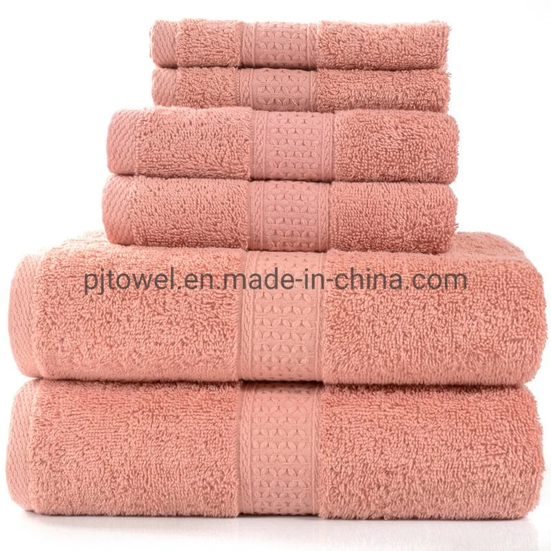 Hot Sale Organic Cotton Towel Set Eco Friendly Bath and Face Towel White 100% Cotton Hotel Cotton Towel