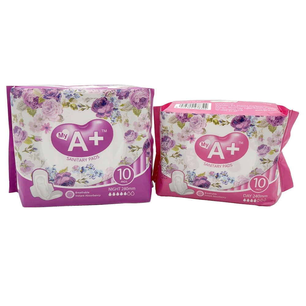 285mm Night Use Anion Sanitary Towel for Sensitive Skin Sanitary Towel with Logo