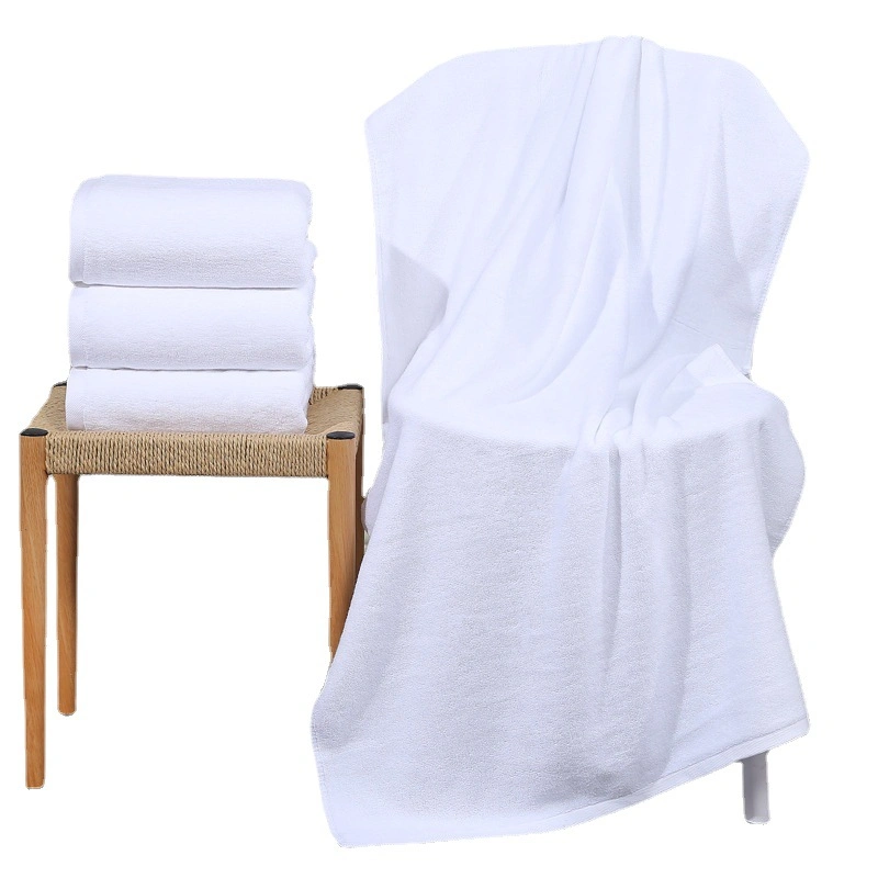 Luxury White Terry Hotel 100% Cotton Bamboo Bath Towel