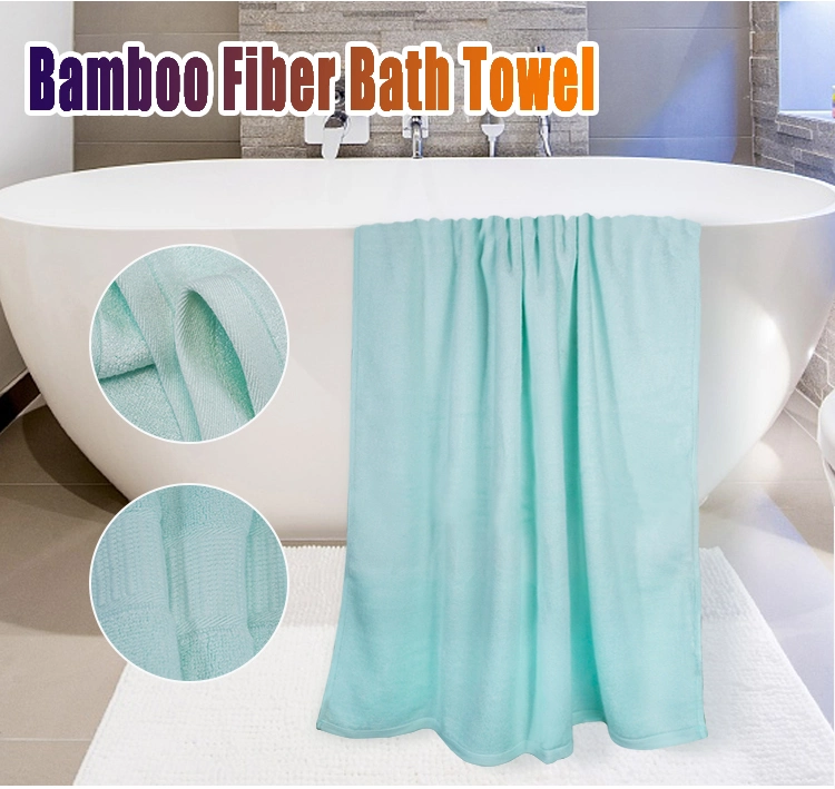 Anti Bacteria Ultra Soft Bamboo Charcoal Fiber Plush Bath Towel