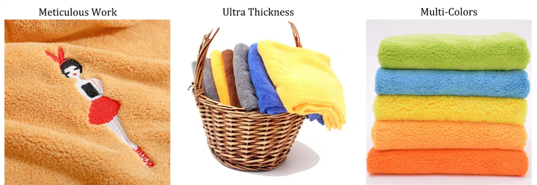 Extra Thick Ultra-Absorbent Microfiber Car Polish Cloth Micro Fibers Dryer Towel