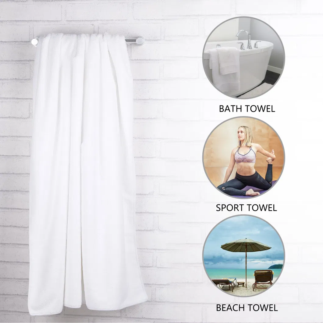 for Swim Shower Pool Beach Premium Soft Absorbent Microfibre Bath Towels