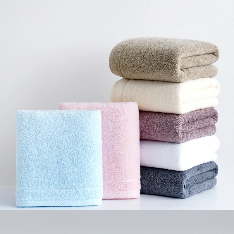 Wholesale Luxury Towels Set Bath+ Face + Hand Towels 100% Cotton White Bath Towel