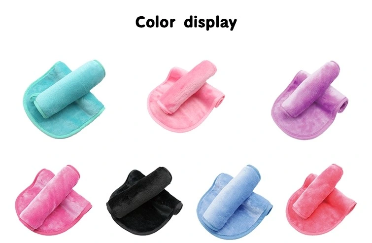 Wholesale Popular Chemical-Free Magic Beauty Microfiber Colors Face Eye Makeup Remover Pad Towel