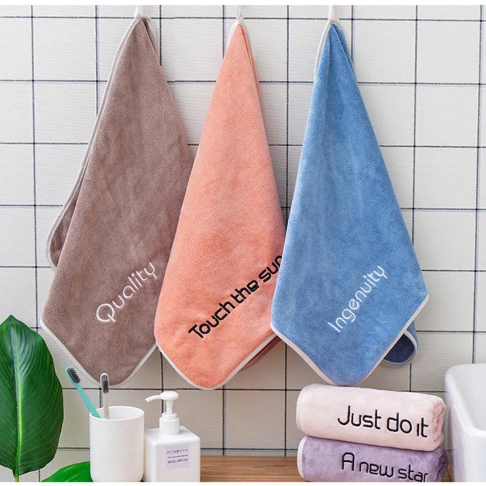 Hanging and Special Microfiber Absorbent Face Towel Ci20759