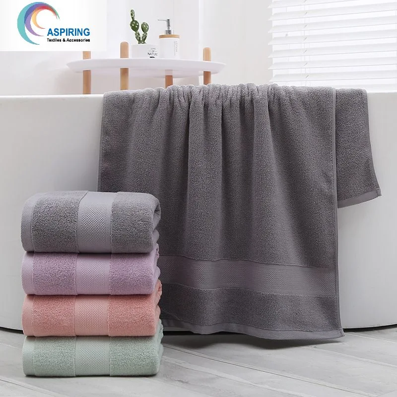 Towels Set Bath+ Face + Hand Towels 100% Cotton White Bath Towel