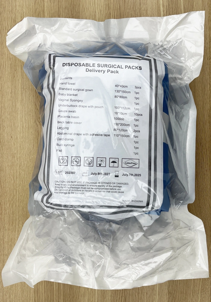 High Quality Hospital Disposable Surgical Delivery Pack