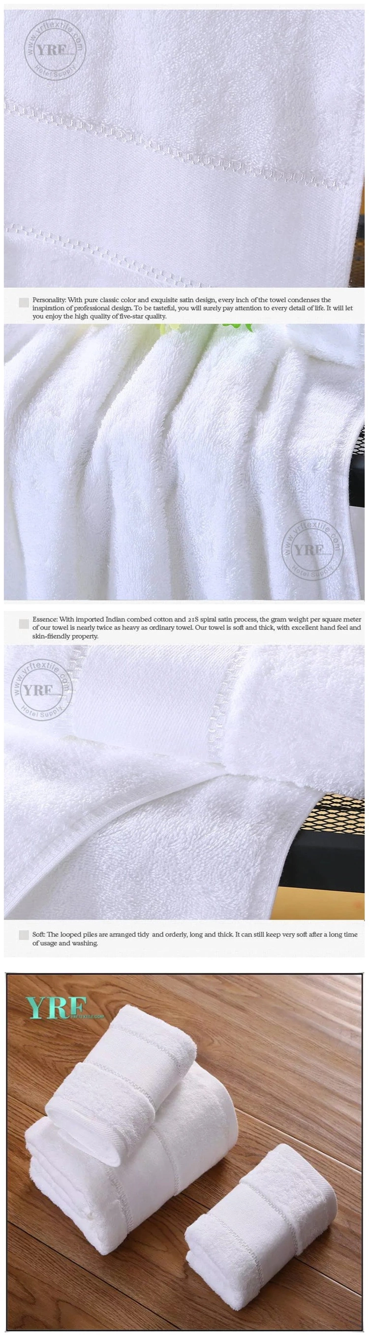 Made in China 100 Cotton Embroidered Yarn Dyed Jacquard Face Towels