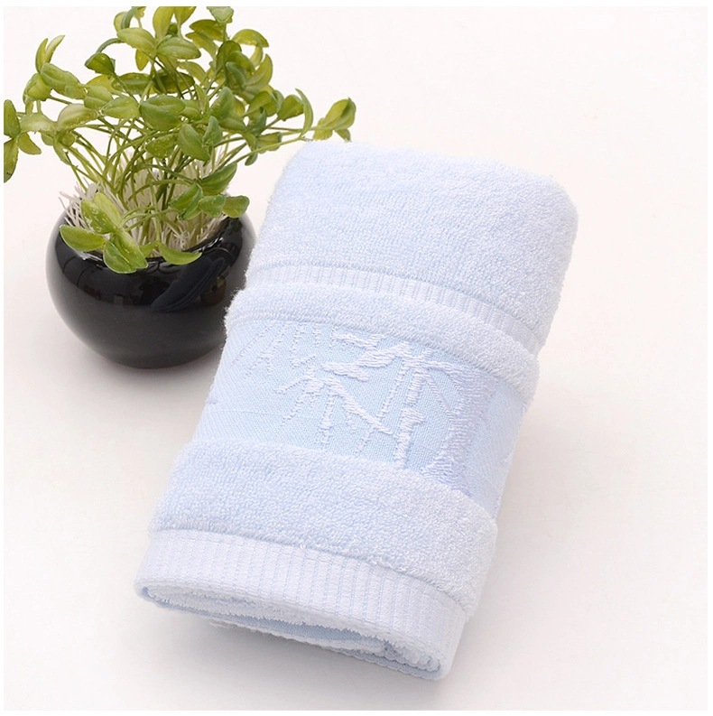 Bamboo Fibre Skin-Friendly Absorbent Soft Plain Face Towel