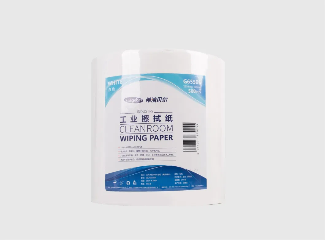 Non Shedding, Dust-Free, Clean, Oil Absorbing, Water Absorbing Industrial Wiping Paper for Wool