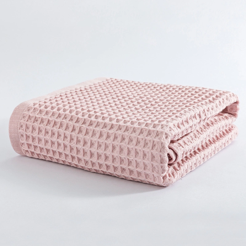 Wholesale Cotton Bath Towel Adult Multi-Use Quick-Drying Waffle Cotton Face Gift Towel