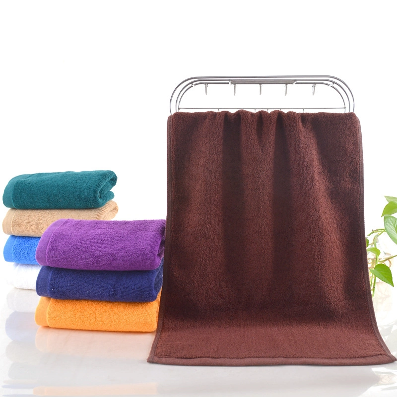 Good Quality 100*200cm Customized Product Cotton Hotel Hand Face Gym Bath Roll Towel White