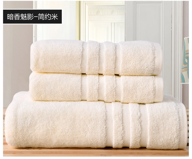 Easy Customize Big Towels Hotel &amp; Face Cloth Bathroom 100% Luxury Set Bathing Customised Cotton Towel Bath