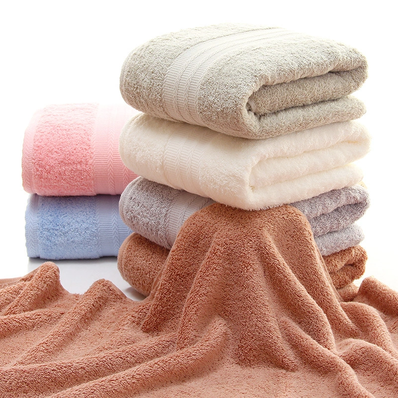 Super Soft and Absorbency Bathroom Rug 100% Cotton Anti-Slip Floor Bath Towels Mats for Hotel/ Home