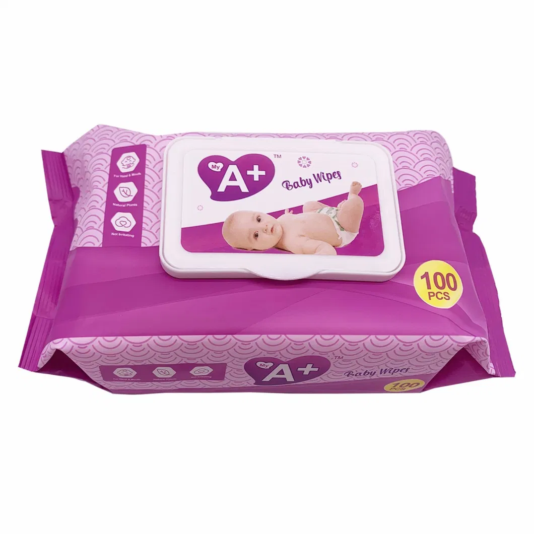 Hot Sell Baby Wipes Pure Water Non Woven Baby Mouth and Hand Clean Wet Towel