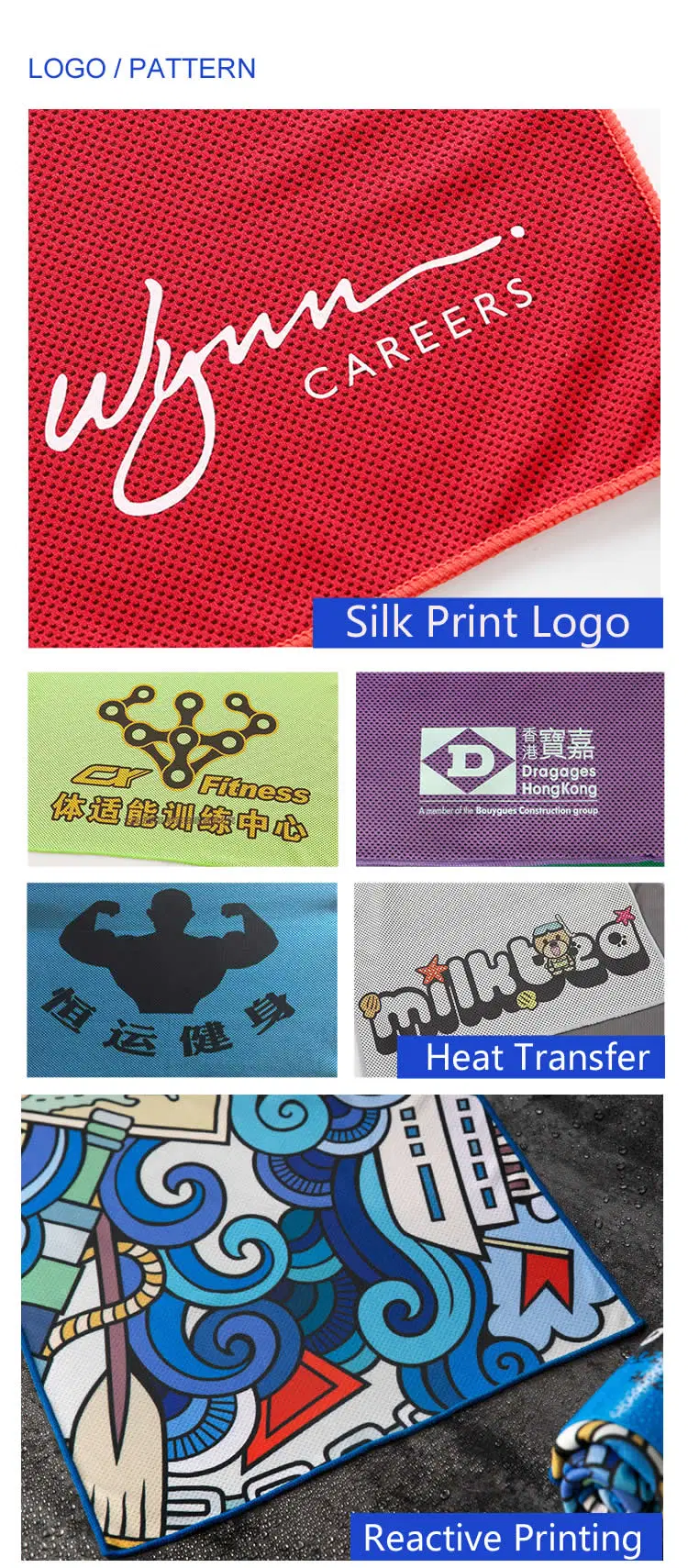 Custom Printed Microfiber Suede Beach Towel Portable Travel with Beach Bag Fast Drying Sublimation Beach Towel