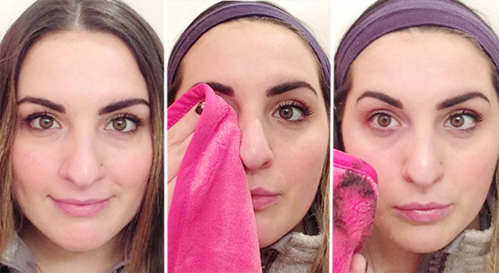 Custom Women Facial Cleansing Cloth SPA Makeup Cloth Face Towel Removal Microfiber Face Towel