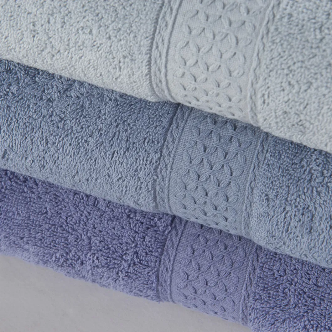 Super Soft Absorbent Quick-Dry Textured Classic Luxury Hotel Cotton Bath Towels