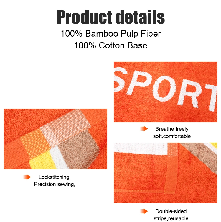 Ultra Absorbent Soft Washable Reusable Bamboo Sport Gym Fitness Towels Wholesale