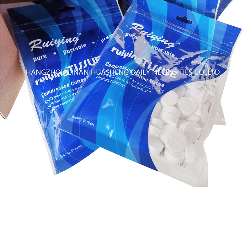 Compressed Napkin Refresher Compostable Face Towel