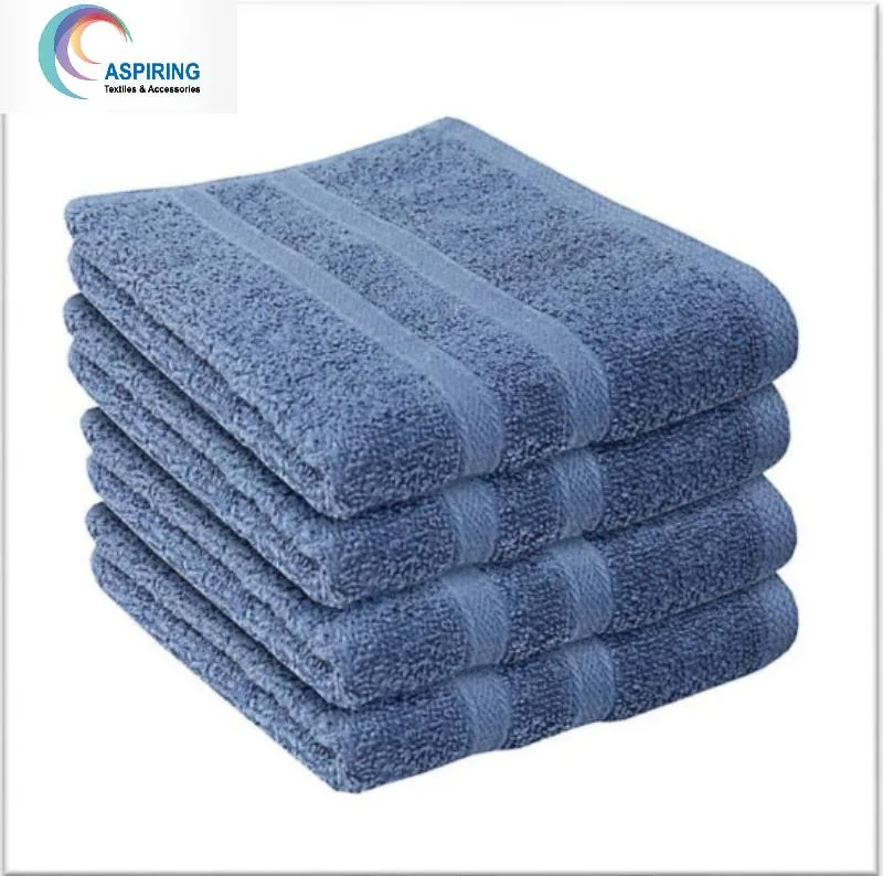 Towels Set Bath+ Face + Hand Towels 100% Cotton White Bath Towel