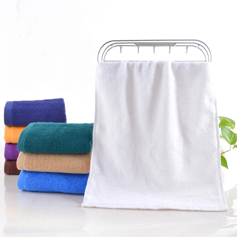 Good Quality 100*200cm Customized Product Cotton Hotel Hand Face Gym Bath Roll Towel White