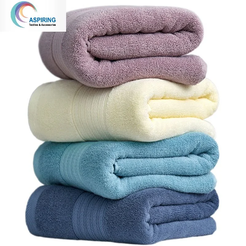 Towels Set Bath+ Face + Hand Towels 100% Cotton White Bath Towel