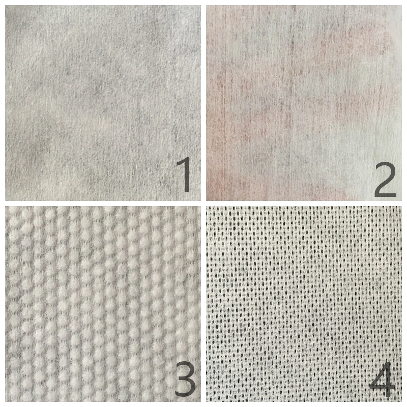 Wholesale Plain Spunlace Nonwoven Fabric Rolls for Wet Wipe