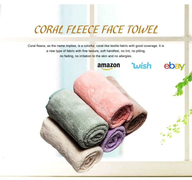 Thermal Performance Good Bamboo Fiber Face Towel Made in China