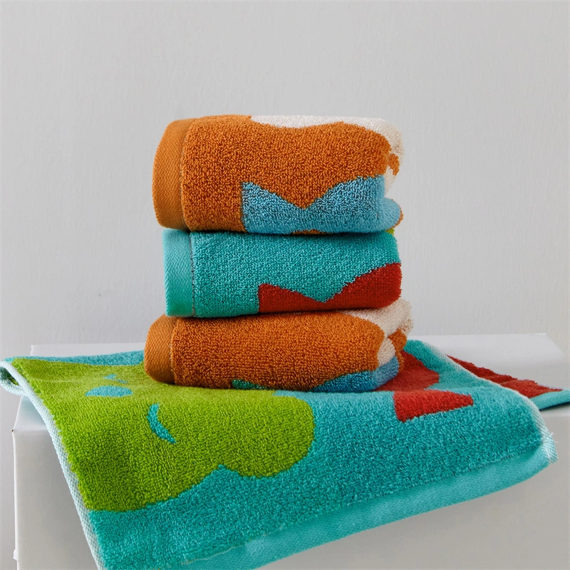 Pack of 2 Cotton Face Towels for Children, Perfect for Gentle Cleansing