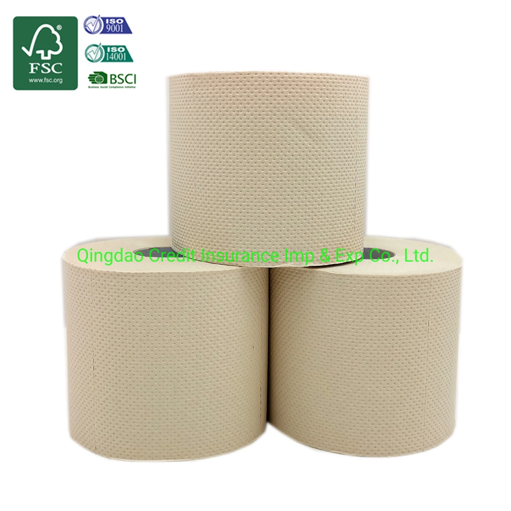 Environmentally Friendly Plastic-Free Bamboo Pulp Toilet Paper