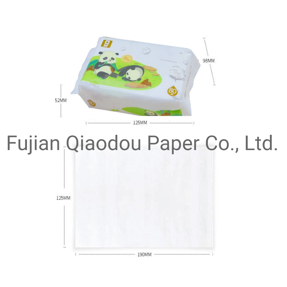 White 100% Cotton Disposable Biodegradable Face Towel