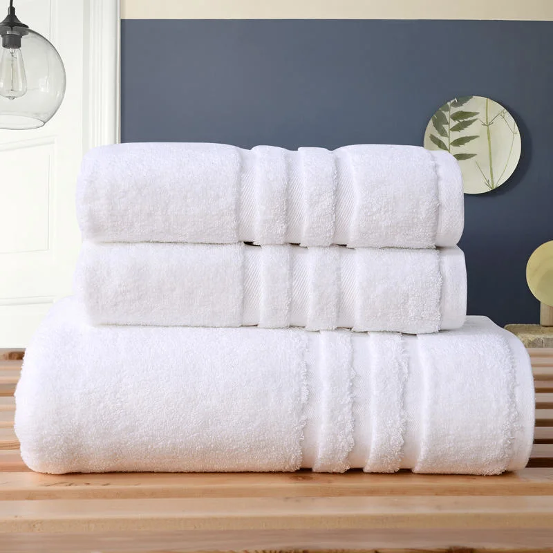 Easy Customize Big Towels Hotel &amp; Face Cloth Bathroom 100% Luxury Set Bathing Customised Cotton Towel Bath